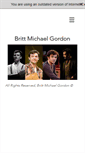 Mobile Screenshot of brittmichaelgordon.com